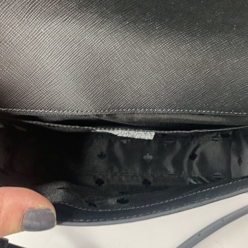 Kate Spade Carson black saffiano leather convertible shoulders crossbody bag NWT - Picture 9 of 11